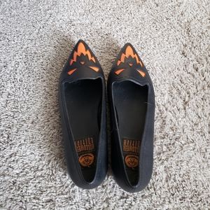 Strangecvlt pointy halloween flats size 9